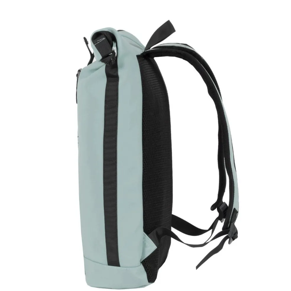 New Rebels Mart New York Zacht Blauw 21L Rugtas Rolltop Waterafstotend Laptop 15.6"
