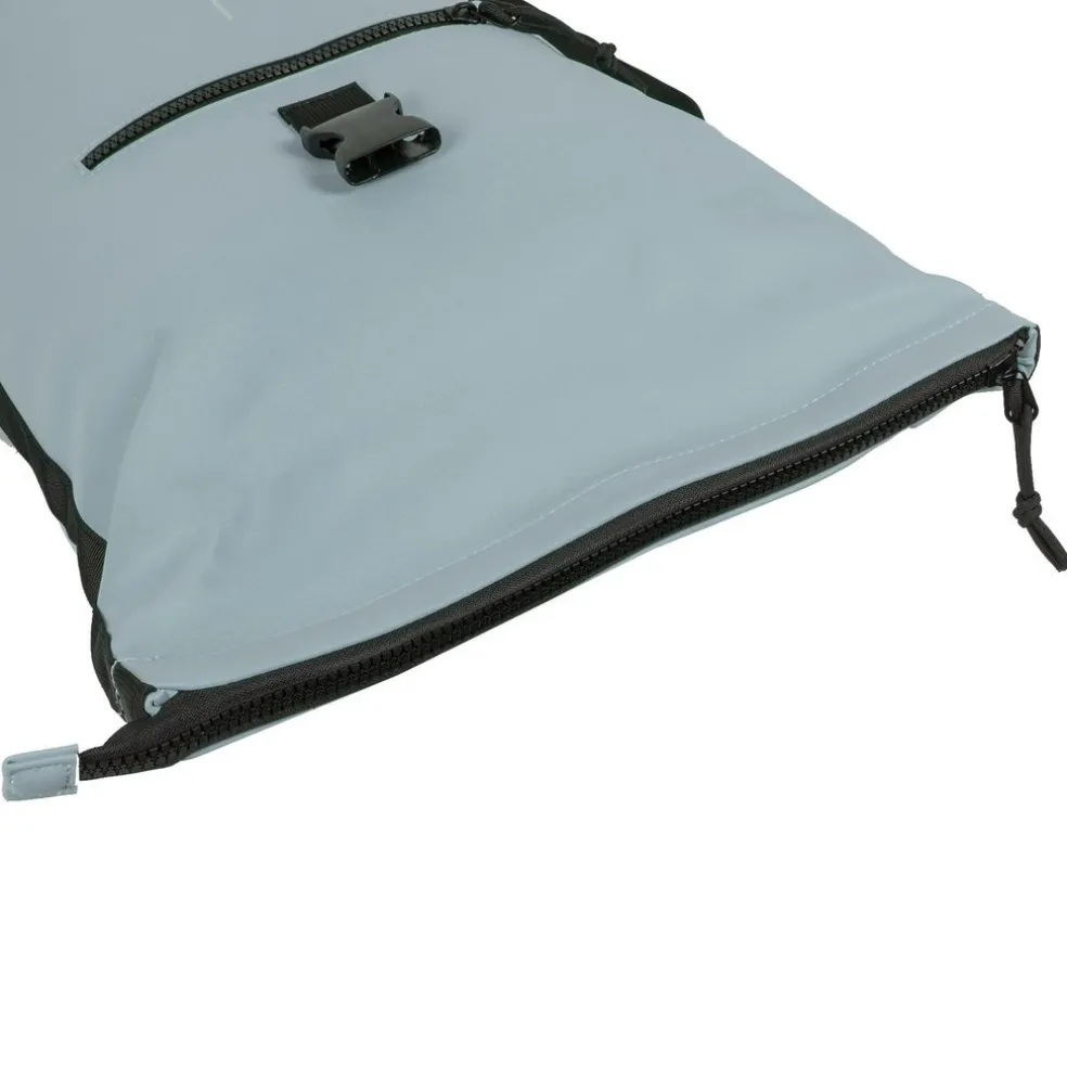New Rebels Mart New York Zacht Blauw 21L Rugtas Rolltop Waterafstotend Laptop 15.6"