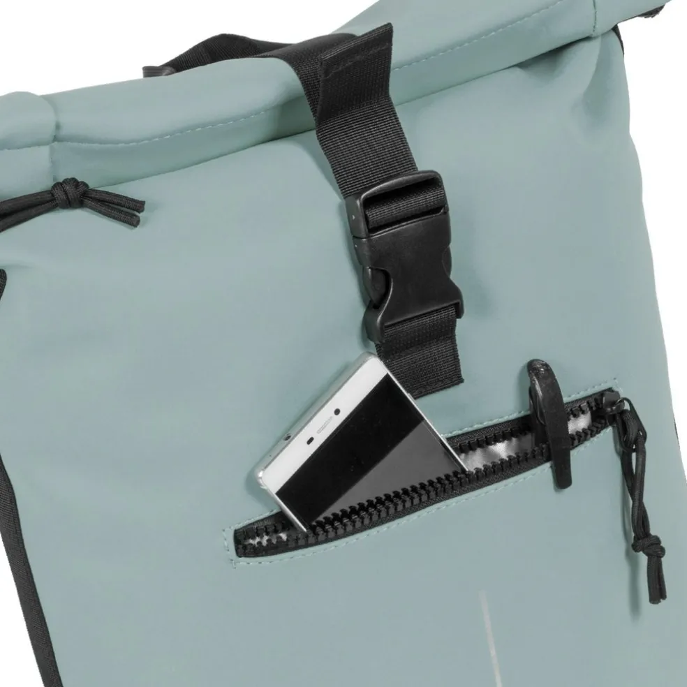 New Rebels Mart New York Zacht Blauw 21L Rugtas Rolltop Waterafstotend Laptop 15.6"
