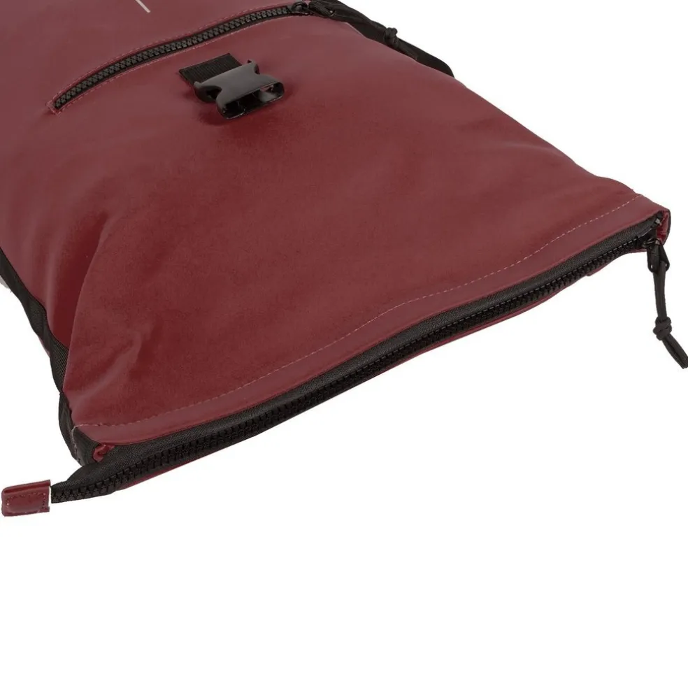 New Rebels Mart New York Burgundy 21L Rugtas Rolltop Waterafstotend Laptop 15.6"