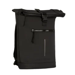 New Rebels Mart New York Zwart 21L Rugzak Rolltop Waterafstotend Laptop 15.6"