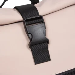 New Rebels Mart New York Zacht Roze 21L Rugtas Rolltop Waterafstotend Laptop 15.6