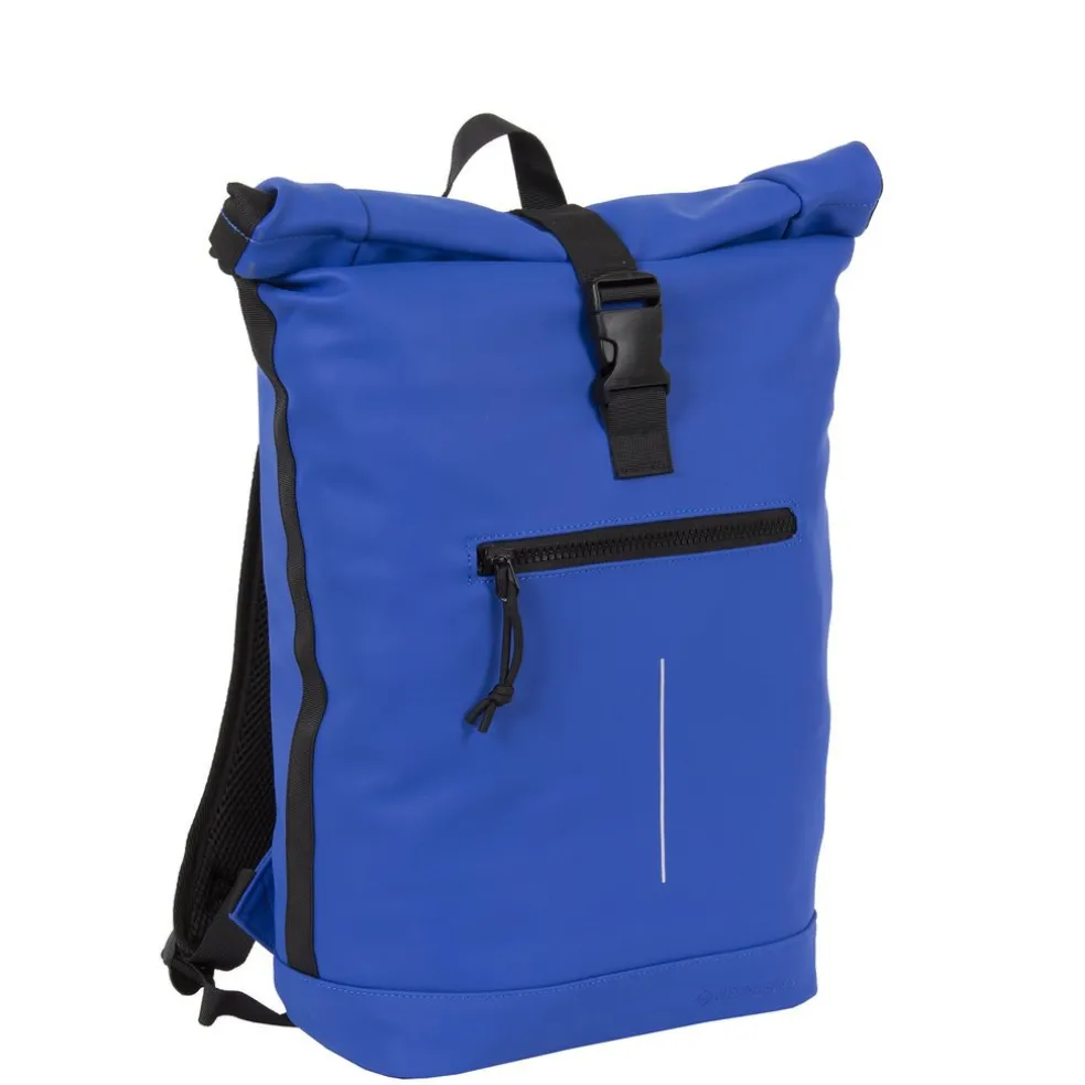 New Rebels Mart New York Kobaltblauw 21L Rugtas Rolltop Waterafstotend Laptop 15.6"