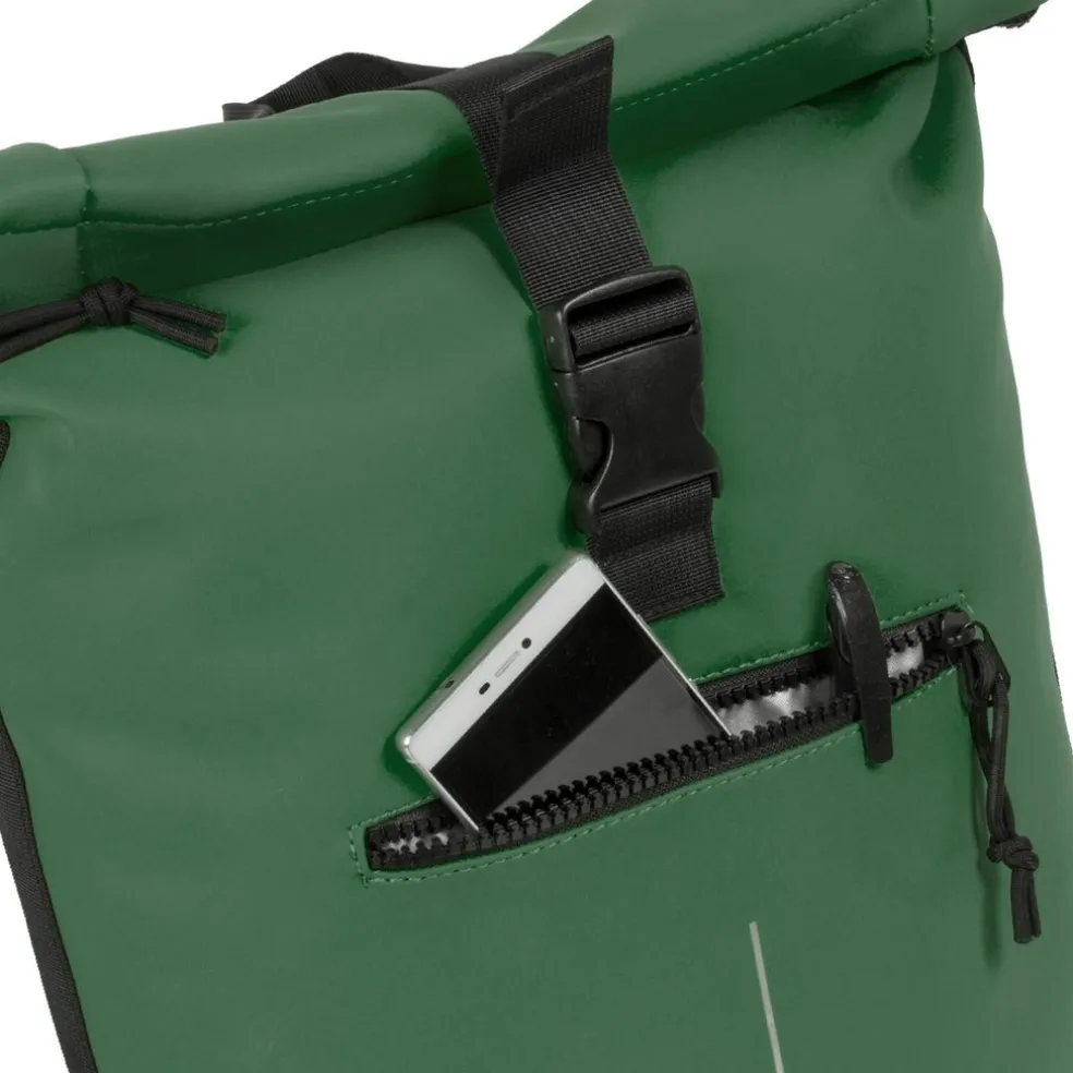 New Rebels Mart New York Donkergroen 21L Rugtas Rolltop Waterafstotend Laptop 15.6"