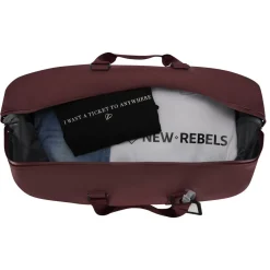 New Rebels Mart Weston Duffel Burgundy 58L Trolley  Waterafstotend