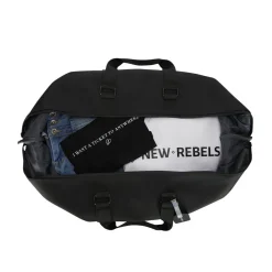 New Rebels Mart Weston Duffel Zwart 58L Trolley Waterafstotend