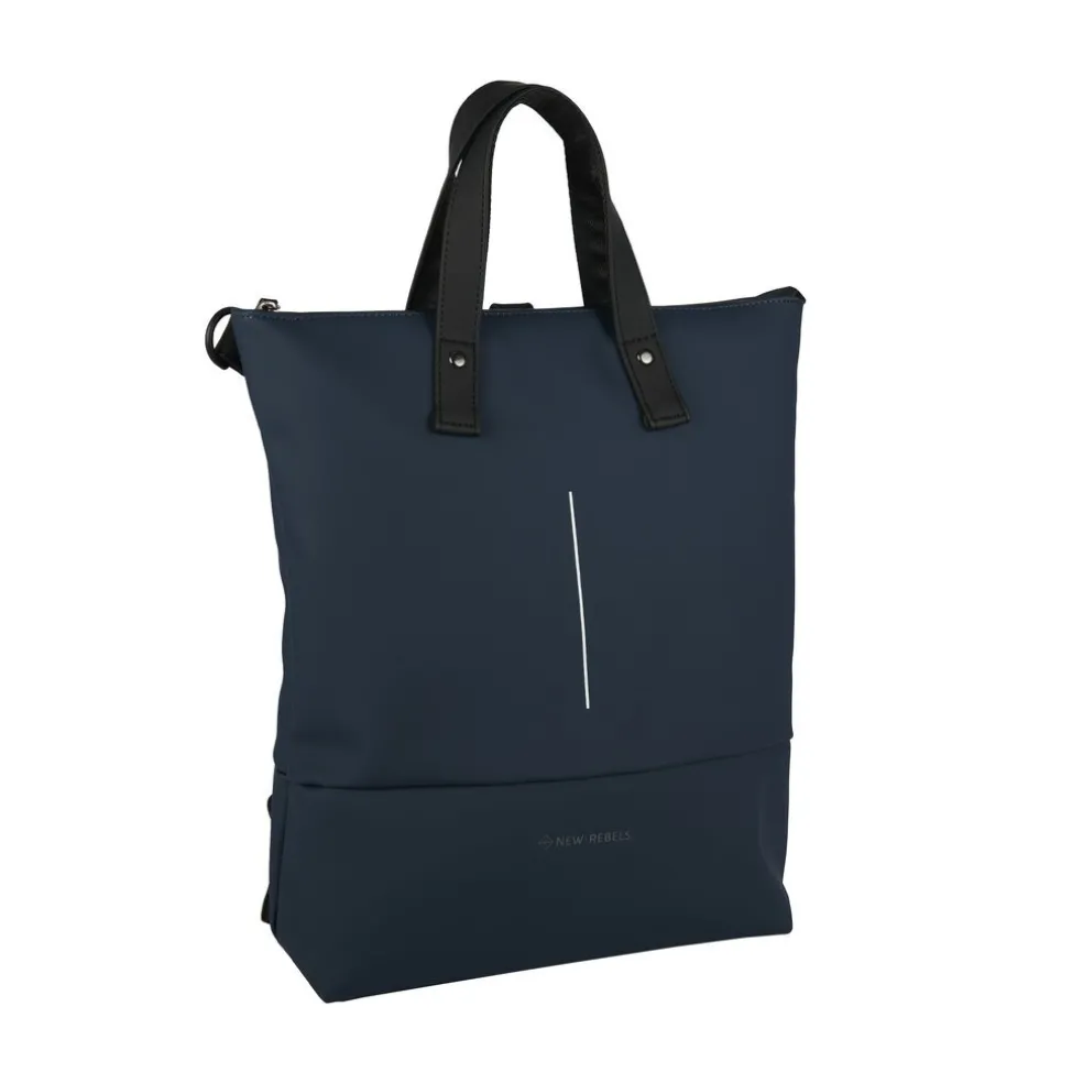 New Rebels Matteo Trenton Navy 18L Rugzak Shopper Waterafstotend