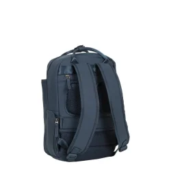 New Rebels Miami Rugzak 9L Waterafstotende Laptop Rugtas 13 inch Schooltas en Werktas van PU Comfortabel Navy
