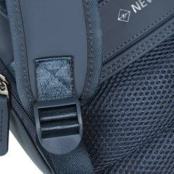 New Rebels Miami Rugzak 9L Waterafstotende Laptop Rugtas 13 inch Schooltas en Werktas van PU Comfortabel Navy