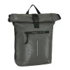New Rebels New York Droplet Antraciet 21L Rugzak Rolltop Waterafstotend Laptop 15.6"