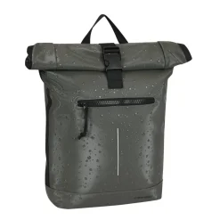 New Rebels New York Droplet Antraciet 21L Rugzak Rolltop Waterafstotend Laptop 15.6"