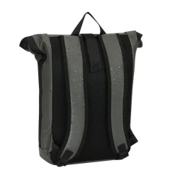 New Rebels New York Droplet Antraciet 21L Rugzak Rolltop Waterafstotend Laptop 15.6"