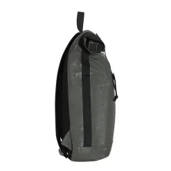 New Rebels New York Droplet Antraciet 21L Rugzak Rolltop Waterafstotend Laptop 15.6