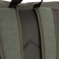 New Rebels New York Ribbi Rolltop Rugzak 17-21L Schooltas & Werktas Ribstof Laptop Rugtas 15.6 inch Sage Green