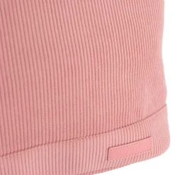 New Rebels New York Ribbi Rolltop Rugzak 17-21L Schooltas & Werktas Ribstof Laptop Rugtas 15.6 inch Old Pink