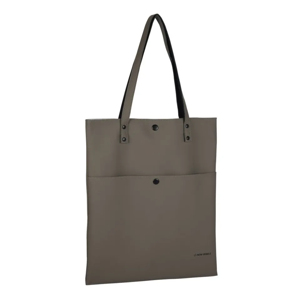 New Rebels Omar Kileen Taupe 6L Shopper Waterafstotend Laptop 13"