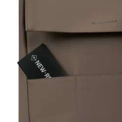 New Rebels Omar Lincoln Taupe 17L Rugtas met Flap Waterafstotend Laptop 15.6