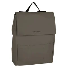 New Rebels Omar Lincoln Taupe 17L Rugtas met Flap Waterafstotend Laptop 15.6