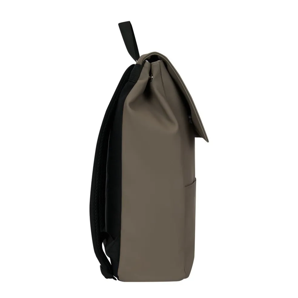 New Rebels Omar Lincoln Taupe 17L Rugtas met Flap Waterafstotend Laptop 15.6"