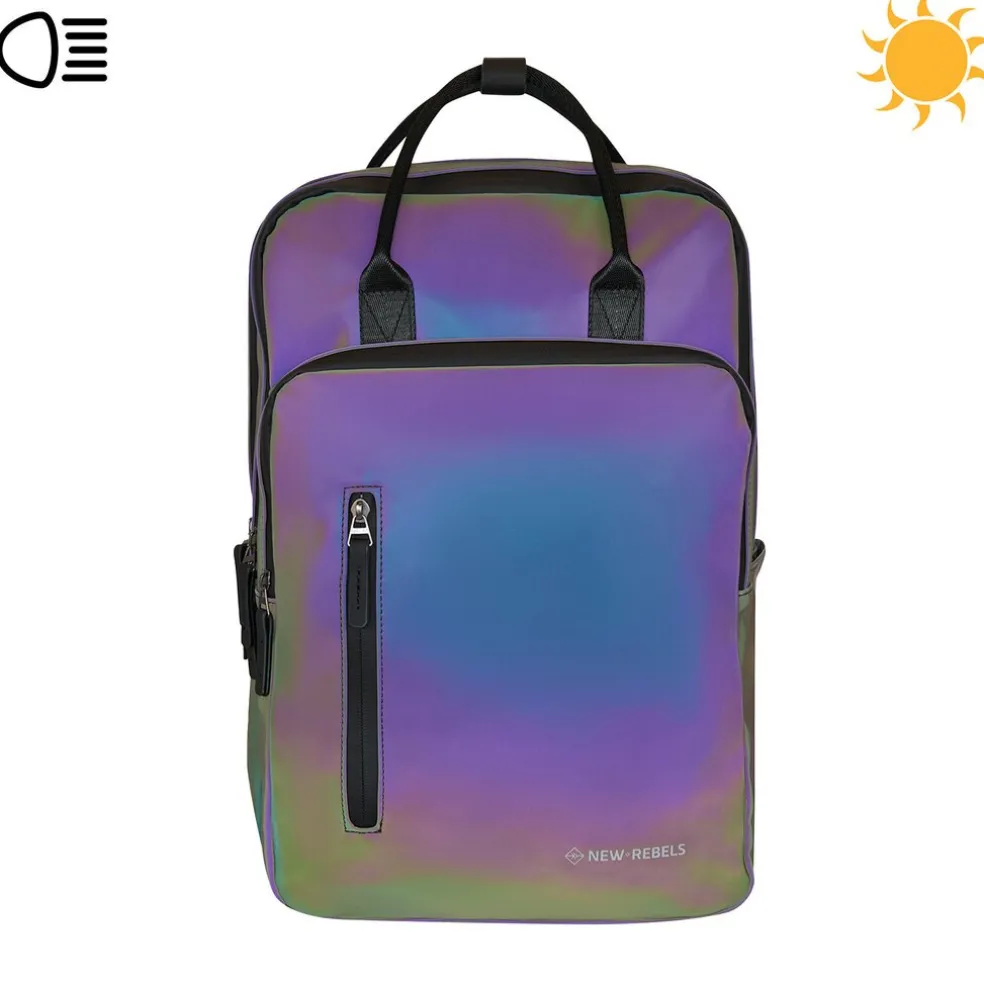 New Rebels Reflect Milwaukee Two Tone 19L Rugzak Waterafstotend Laptop 15.6"