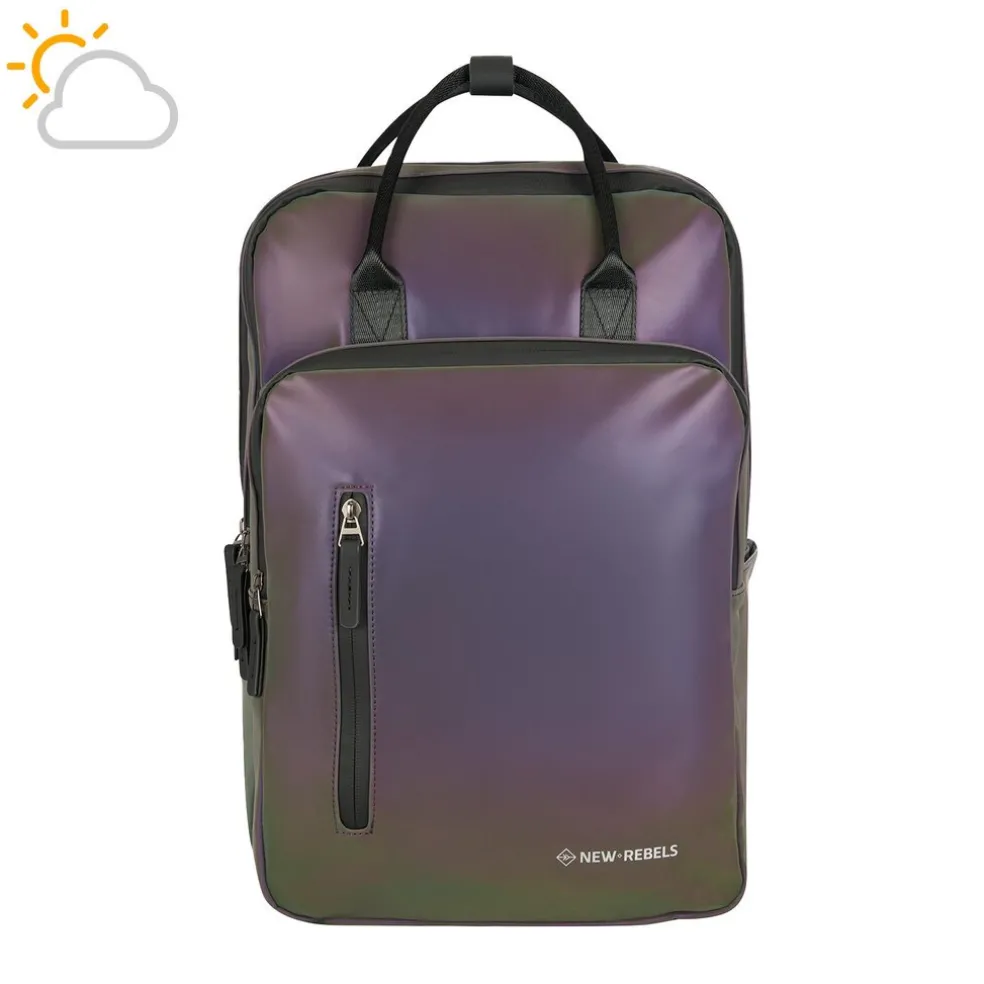 New Rebels Reflect Milwaukee Two Tone 19L Rugzak Waterafstotend Laptop 15.6"