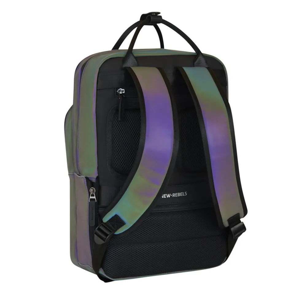 New Rebels Reflect Milwaukee Two Tone 19L Rugzak Waterafstotend Laptop 15.6"