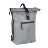 New Rebels Reflect New York Zilver 21L Rolltop Rugzak Waterafstotend Laptop 15.6"