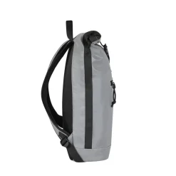 New Rebels Reflect New York Zilver 21L Rolltop Rugzak Waterafstotend Laptop 15.6