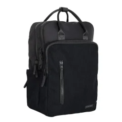 New Rebels Ribbi Milwaukee – Laptoptas Schooltas Werktas 15.6 inch Laptopvak Rugzak Rib Fabric 18L Zwart