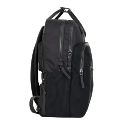 New Rebels Ribbi Milwaukee – Laptoptas Schooltas Werktas 15.6 inch Laptopvak Rugzak Rib Fabric 18L Zwart