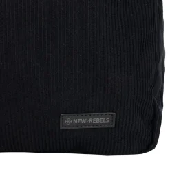 New Rebels Ribbi Milwaukee – Laptoptas Schooltas Werktas 15.6 inch Laptopvak Rugzak Rib Fabric 18L Zwart