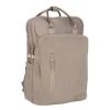 New Rebels Ribbi Milwaukee – Laptoptas Schooltas Werktas 15.6 inch Laptopvak Rugzak Rib Fabric 18L Taupe