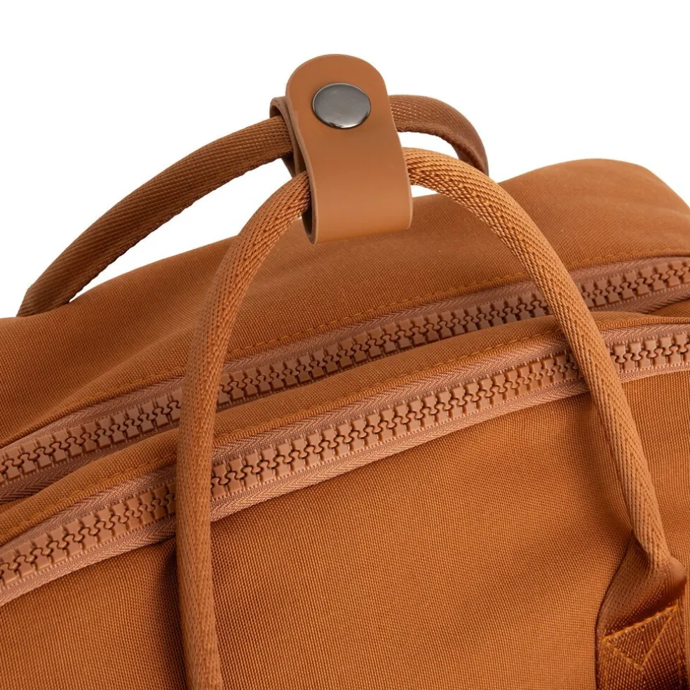 New Rebels Ribbi Milwaukee – Laptoptas Schooltas Werktas 15.6 inch Laptopvak Rugzak Rib Fabric 18L Coffee Brown