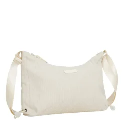 New Rebels Ribbi Rose Schoudertas 6.1L Ribstof Polyester – Comfortabele dagelijkse crossbody - Beige