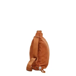 New Rebels Ribbi Rose Schoudertas 6.1L Ribstof Polyester – Comfortabele dagelijkse crossbody - Coffee Brown