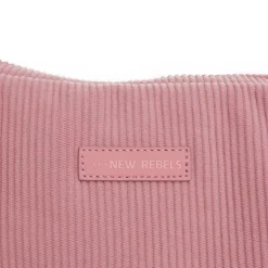 New Rebels Ribbi Rose Schoudertas 6.1L Ribstof Polyester – Comfortabele dagelijkse crossbody - Old Pink