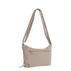 New Rebels Ribbi Rose Schoudertas 6.1L Ribstof Polyester – Comfortabele dagelijkse crossbody - Taupe
