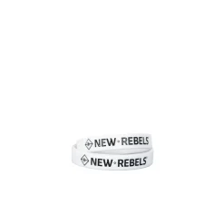 New Rebels Siliconen Polsbandje Man Wit
