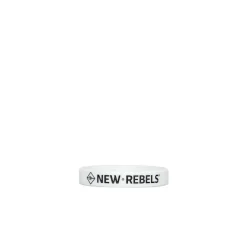New Rebels Siliconen Polsbandje Man Wit