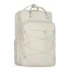 New Rebels Trondheim Rugzak – Laptop Rugtas 15,6 inch – Schooltas & Werktas – Waterafstotend – 18L – Nylon/PU – Beige
