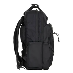New Rebels Trondheim Rugzak – Laptop Rugtas 15,6 inch – Schooltas & Werktas – Waterafstotend – 18L – Nylon/PU – Zwart