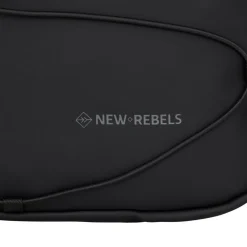 New Rebels Trondheim Rugzak – Laptop Rugtas 15,6 inch – Schooltas & Werktas – Waterafstotend – 18L – Nylon/PU – Zwart