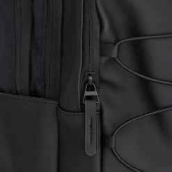 New Rebels Trondheim Rugzak – Laptop Rugtas 15,6 inch – Schooltas & Werktas – Waterafstotend – 18L – Nylon/PU – Zwart