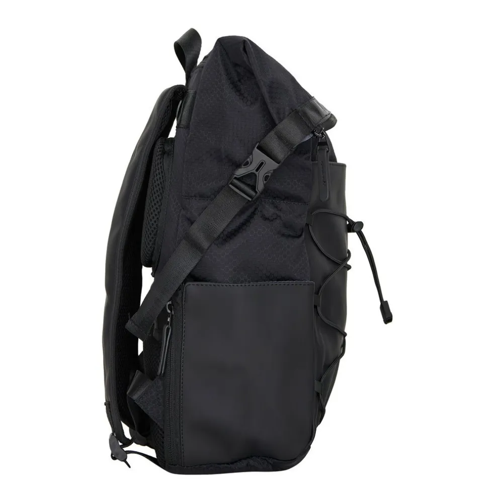 New Rebels Trondheim Windsor Rolltop Rugzak Zwart