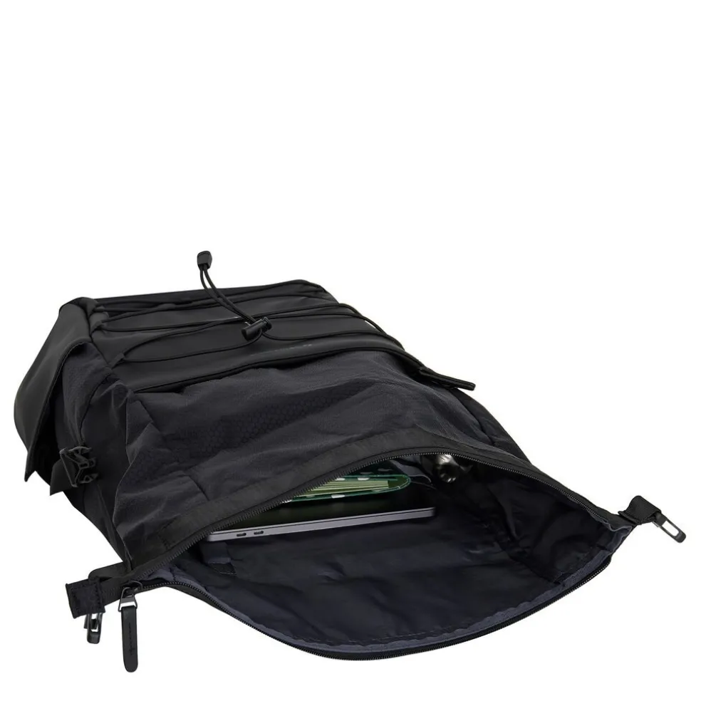 New Rebels Trondheim Windsor Rolltop Rugzak Zwart