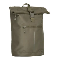 New Rebels Valor New York olijfgroen 21L Rugzak Rolltop Waterafstotend Laptop 15,6 inch