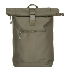 New Rebels Valor New York olijfgroen 21L Rugzak Rolltop Waterafstotend Laptop 15,6 inch