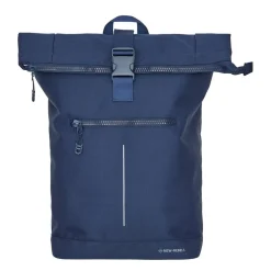 New Rebels Valor New York Navy blauw 21L Rugtas Rolltop Waterafstotend Laptop 15.6
