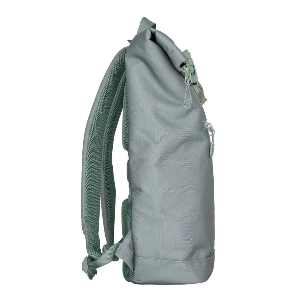 New Rebels Valor New York salie green 21L Rugzak Rolltop Waterafstotend Laptop 15.6 inch