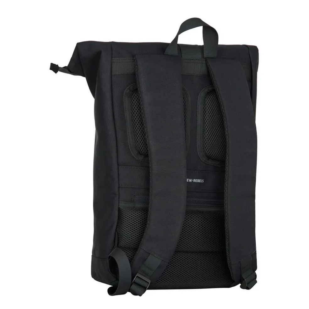 New Rebels Valor New York Zwart 21L Rugtas Rolltop Waterafstotend Laptop 15.6"